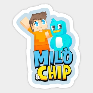 Milo And Chip Kids Sticker